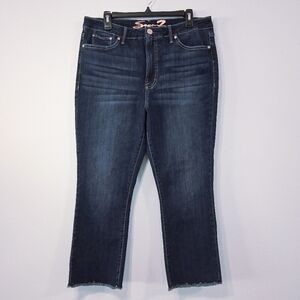 Seven 7 Jeans Dark Wash Denim Stretch Size 14
